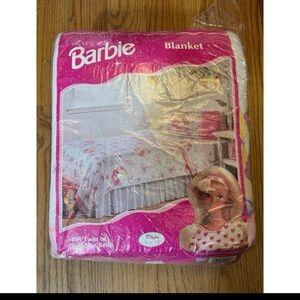 Barbie Pink Blanket for Twin Beds